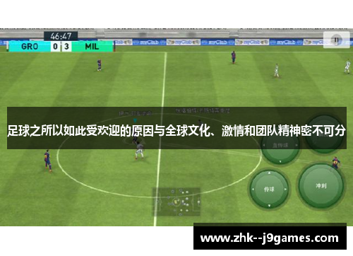 足球之所以如此受欢迎的原因与全球文化、激情和团队精神密不可分